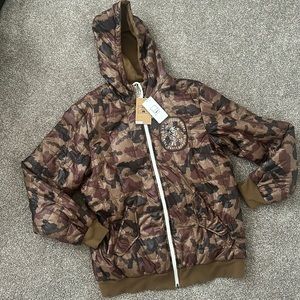 Nike SB And Poler Collaborated Reversible Jacket Medium Camo Print